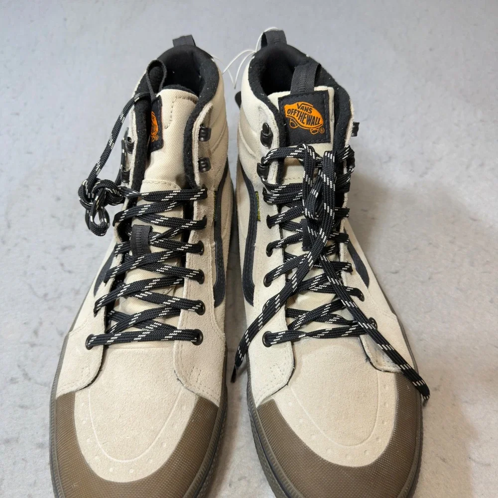 Vans Sk8-Hi MTE-2 Mens Tan Black New Waterproof Primaloft Sneaker Boots